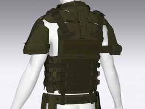 body armor 3D-Modell