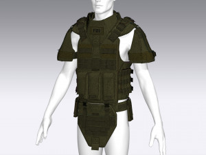 body armor 3D-Modell