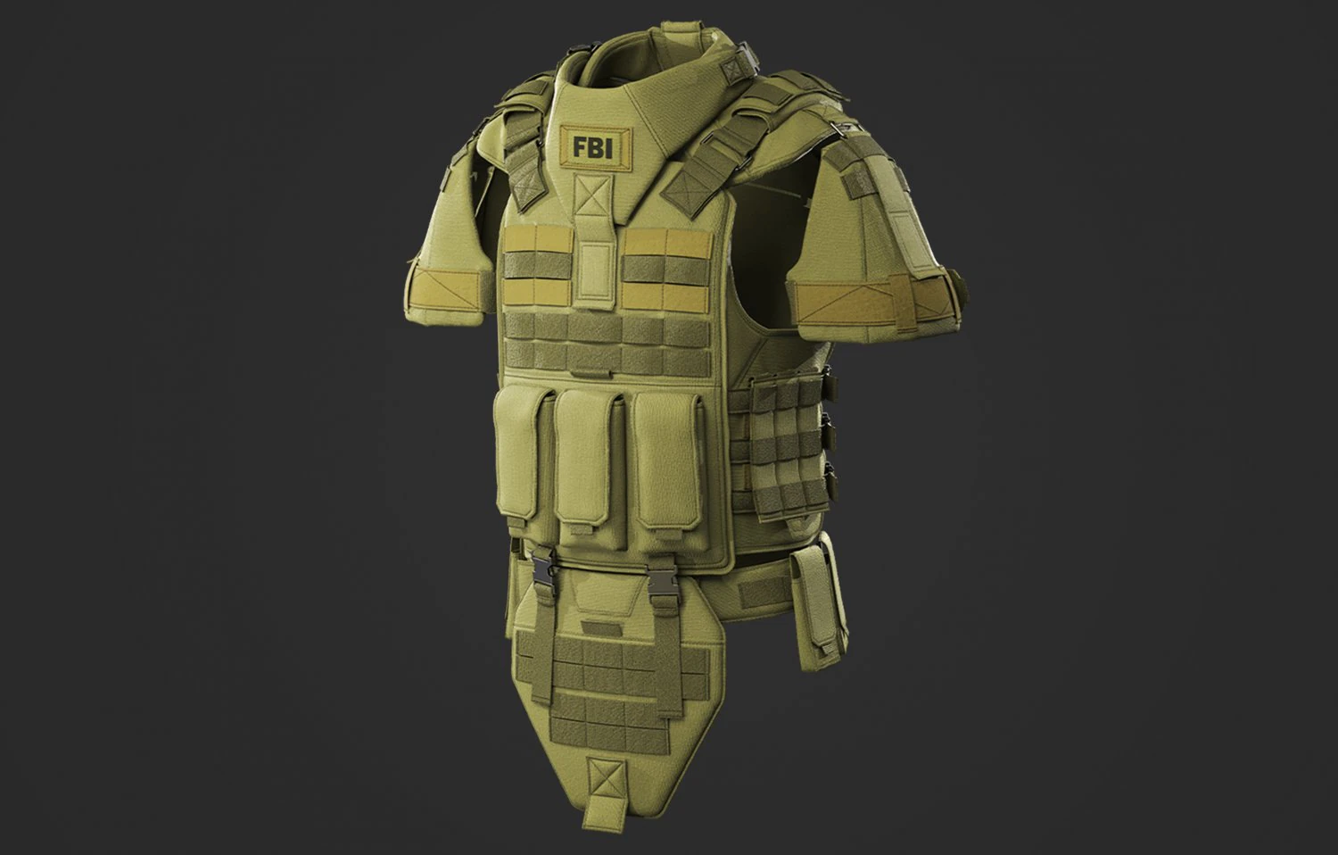 body armor 3D Model .c4d .max .obj .3ds .fbx .stl .blend 