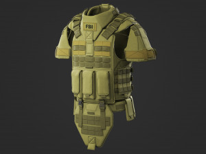 body armor 3D 모델