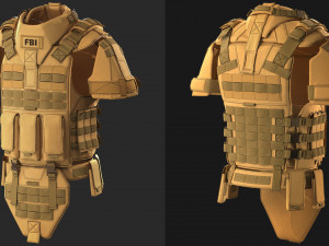 body armor 3D-Modell