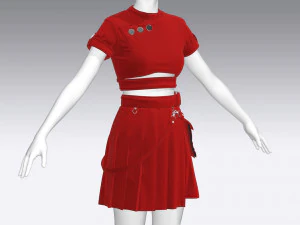 women outfit 3D Model