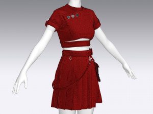 women outfit 3D 모델
