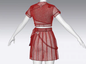women outfit 3D Model