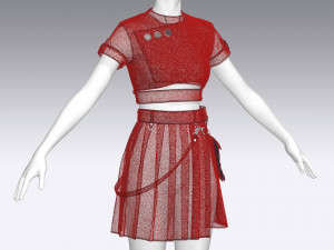 women outfit 3D 모델