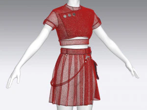 women outfit 3D Model