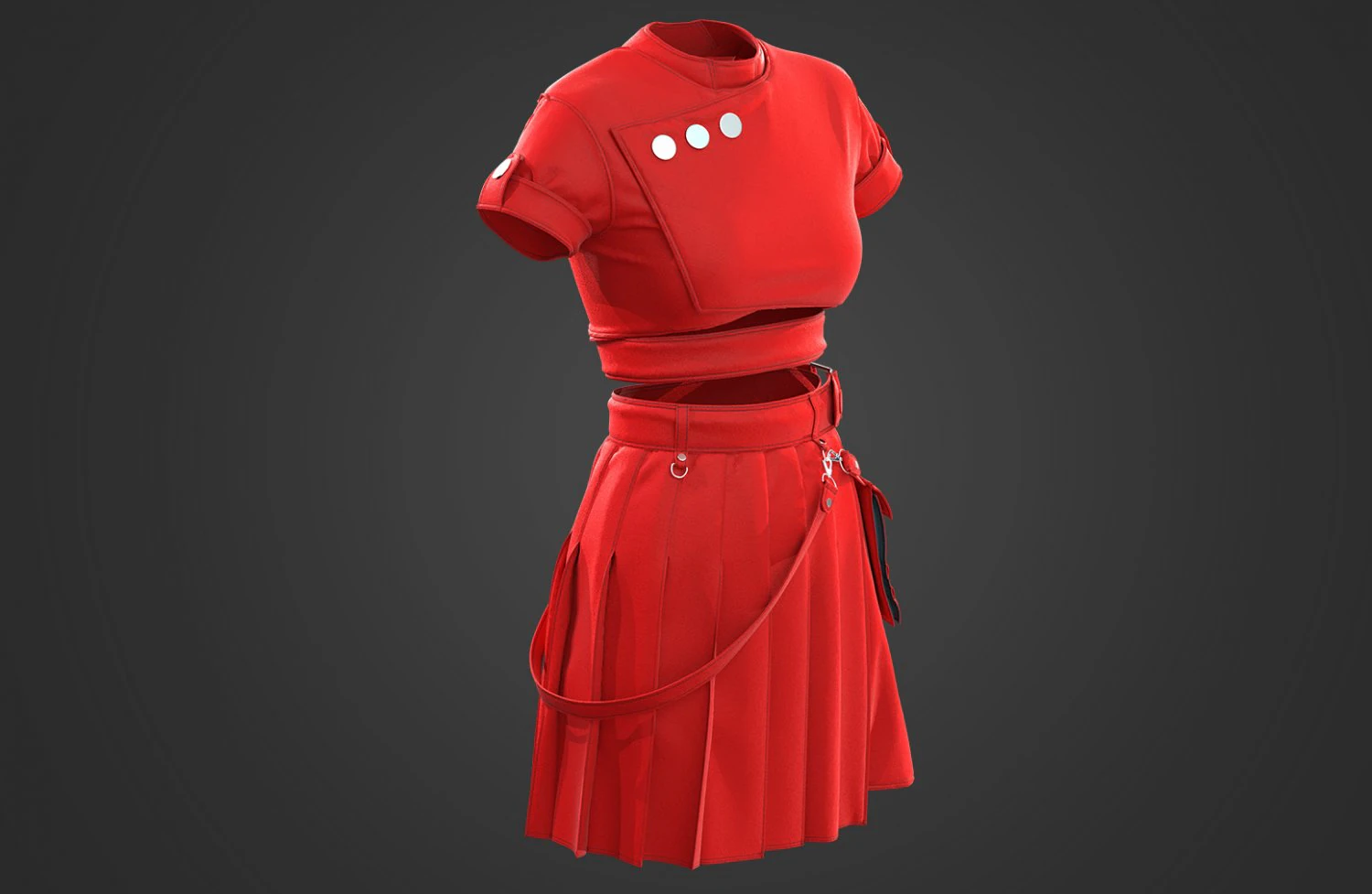 women outfit 3D Model .c4d .max .obj .3ds .fbx .stl .blend 