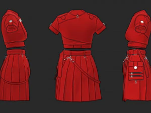 women outfit 3D Model