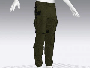 tactical pants 3D Model