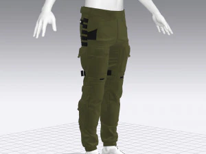 tactical pants 3D Model