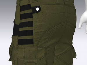 tactical pants Modelo 3D