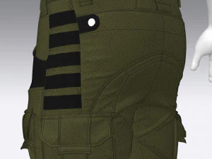 tactical pants 3D Model