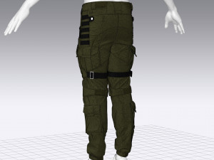 tactical pants Modelo 3D