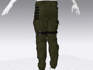 tactical pants 3D Model