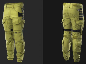 tactical pants 3D Model