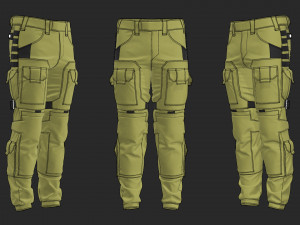tactical pants Modelo 3D