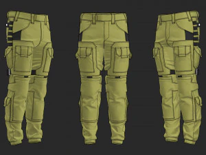 tactical pants 3D Model