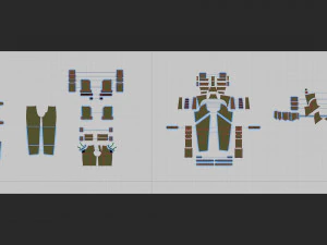 tactical pants 3D Model