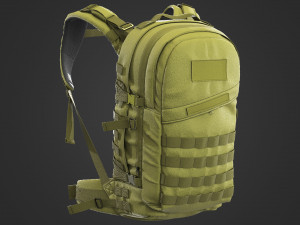 tactical backpack Modelo 3D