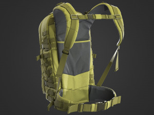 tactical backpack 3D मॉडल