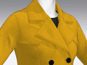 women outfit coat 3D Model