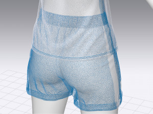 women sports outfit 3D Модель
