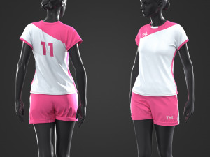 women sports outfit 3D Модель