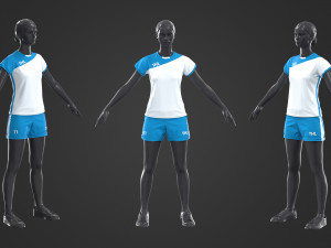 women sports outfit 3D Модель