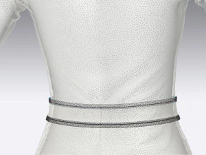 women blouse and pants set 3D Model