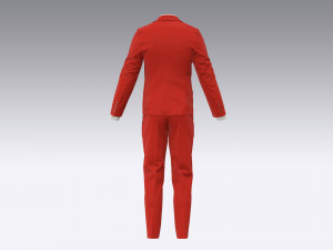 mens business suit 3Dモデル