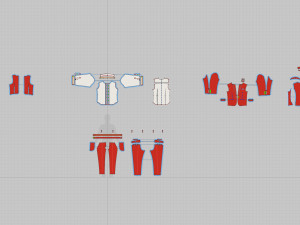 mens business suit 3Dモデル