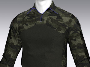 army tactical camouflage military uniform 3D-Modell