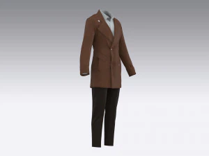 Casaco masculino Modelo 3D