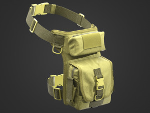 soldier tactical bag 3D मॉडल