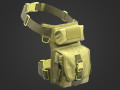 soldier tactical bag 3D 模型