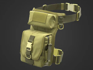 soldier tactical bag 3D Model