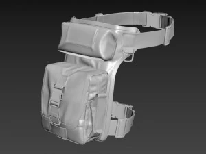 soldier tactical bag 3D Model