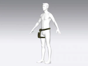 soldier tactical bag 3D Model