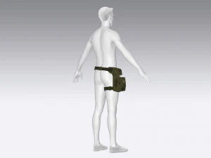 soldier tactical bag 3D Model