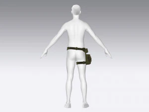 soldier tactical bag 3D Model
