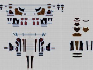 male leather jacket Modèle 3D
