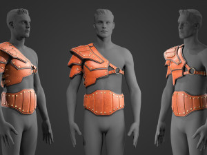 leather armor Modèle 3D