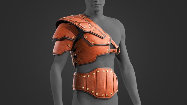 leather armor Modèle 3D .c4d .max .obj .3ds .fbx .stl .blend 
