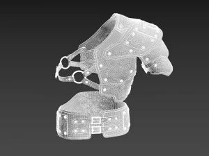가죽 갑옷 3D 모델