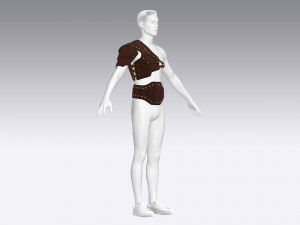 leather armor Modèle 3D