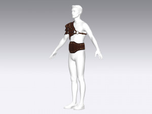leather armor Modèle 3D