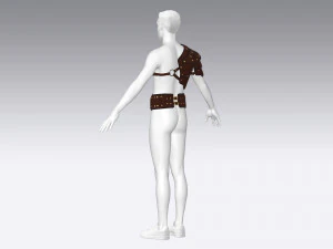 가죽 갑옷 3D 모델