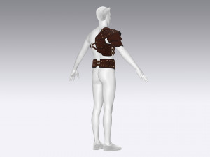 leather armor Modèle 3D
