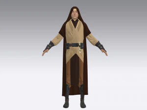 fantasia fant&aacute;stica de jedi fic&ccedil;&atilde;o cient&iacute;fica Modelo 3D
