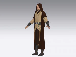fantasia fant&aacute;stica de jedi fic&ccedil;&atilde;o cient&iacute;fica Modelo 3D